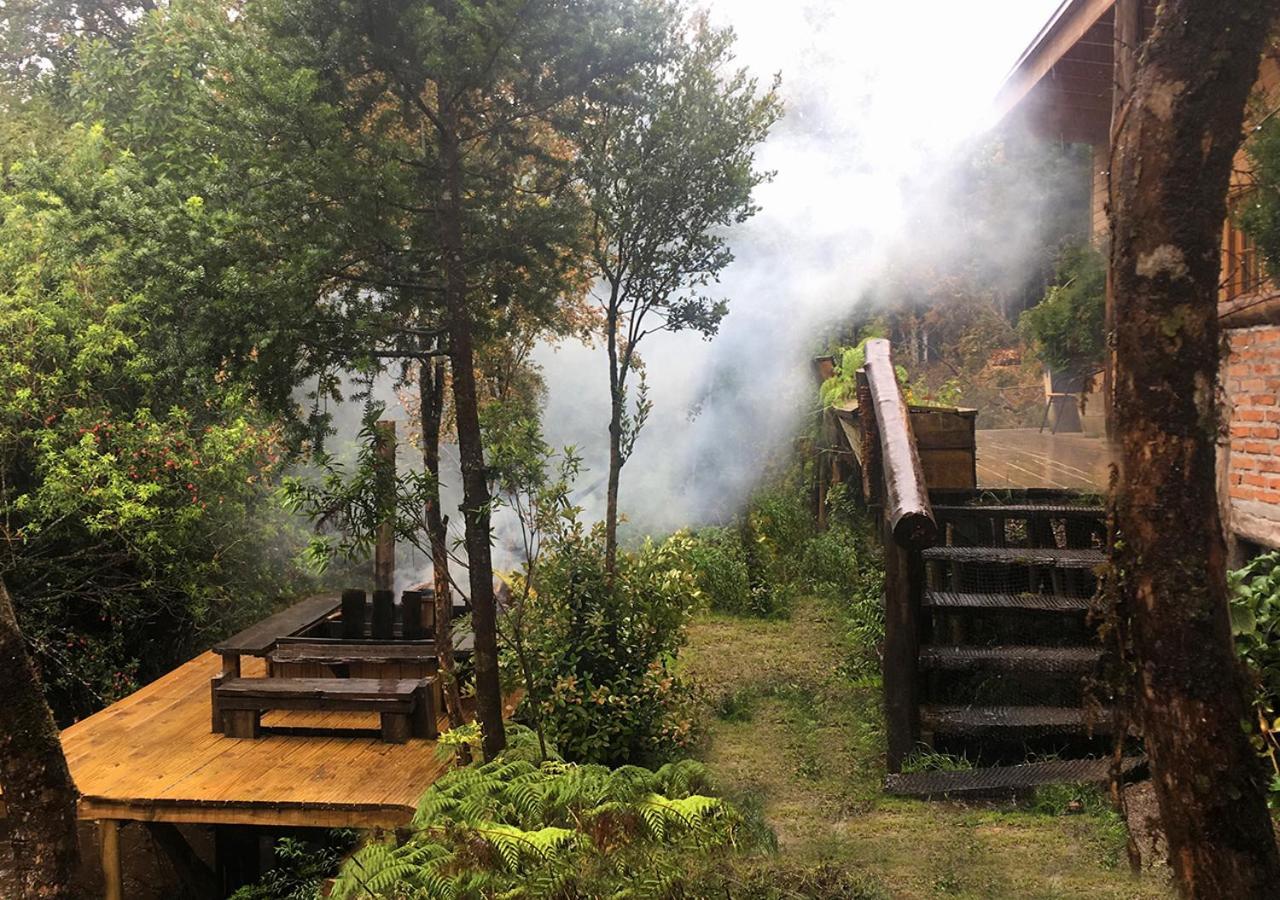 Cabanas Los Cantos Del Chucao ปูแอร์โตบารัส ภายนอก รูปภาพ