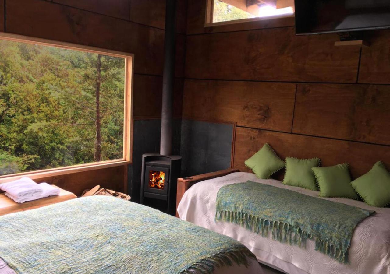 Cabanas Los Cantos Del Chucao ปูแอร์โตบารัส ภายนอก รูปภาพ