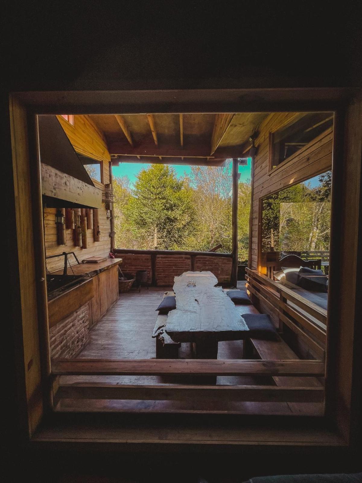 Cabanas Los Cantos Del Chucao ปูแอร์โตบารัส ภายนอก รูปภาพ